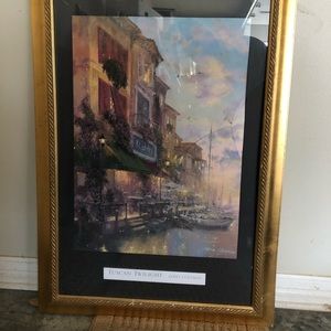 Custom matted and framed print